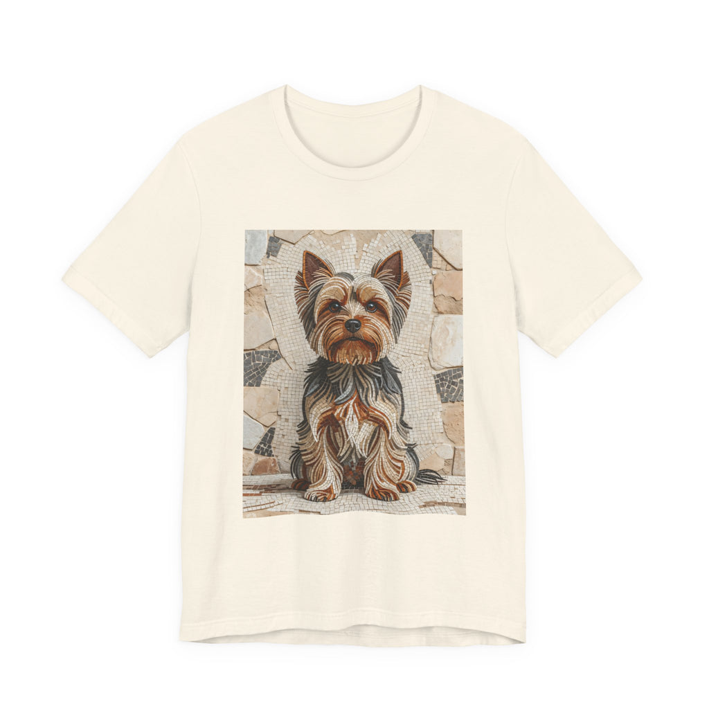 Yorkshire Terrier T Shirt | Living Work of Art Collection | Mosaic Style