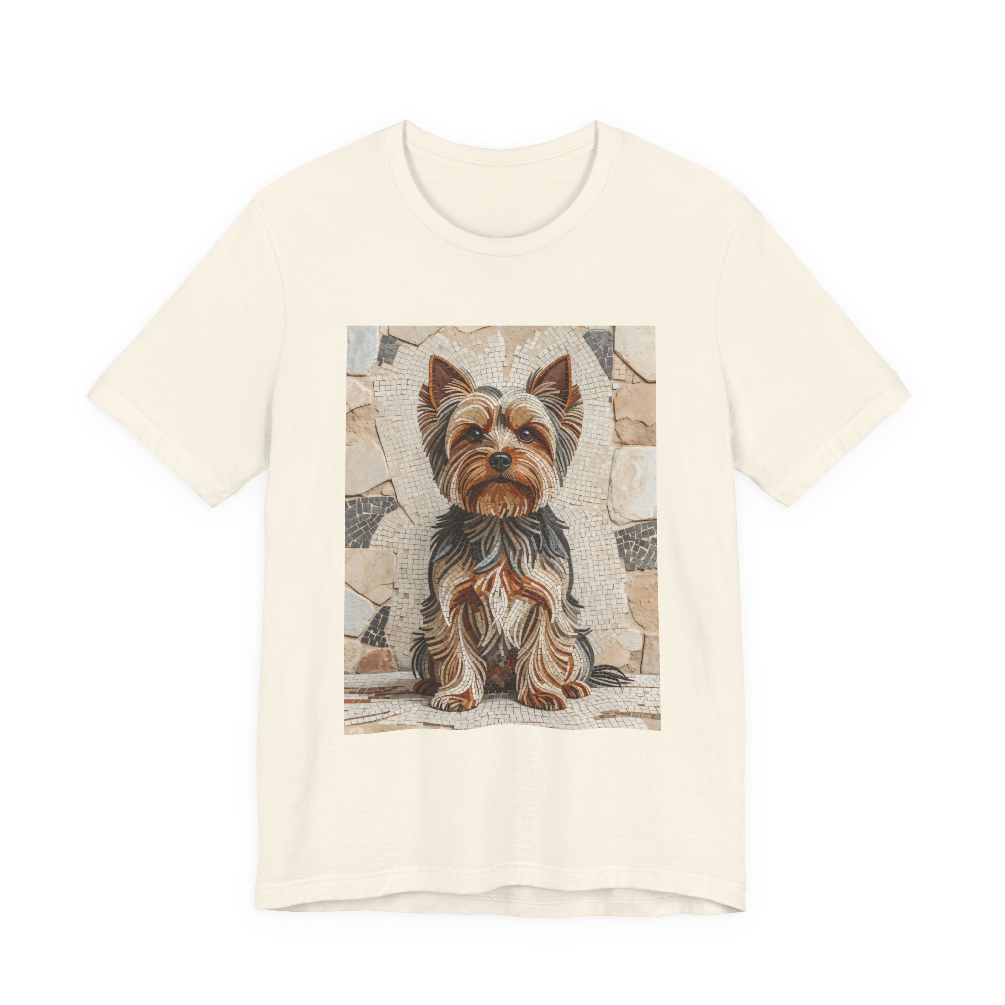 Yorkshire Terrier T Shirt | Living Work of Art Collection | Mosaic Style