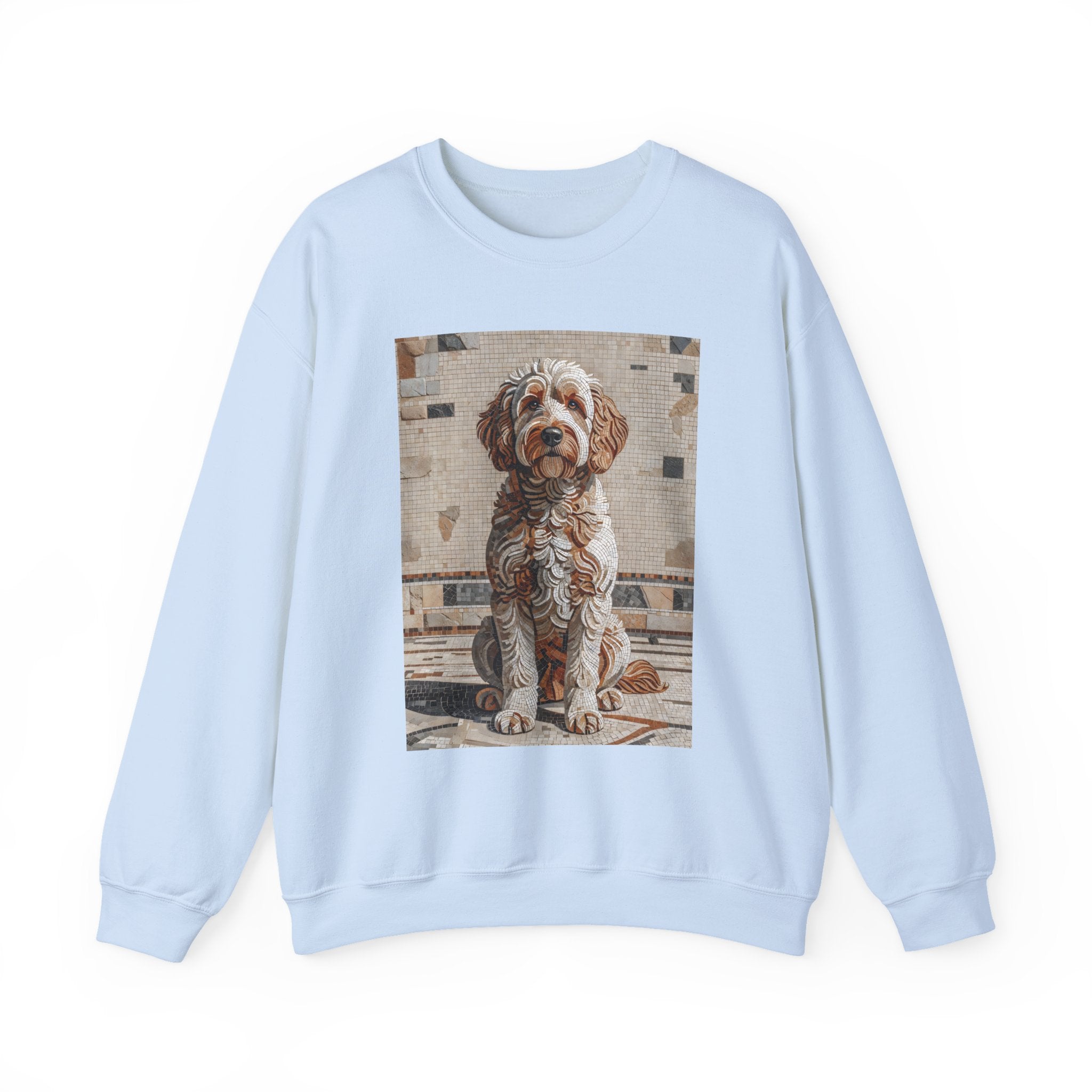 Labradoodle Sweatshirt | Living Work of Art Collection | Mosaic Style