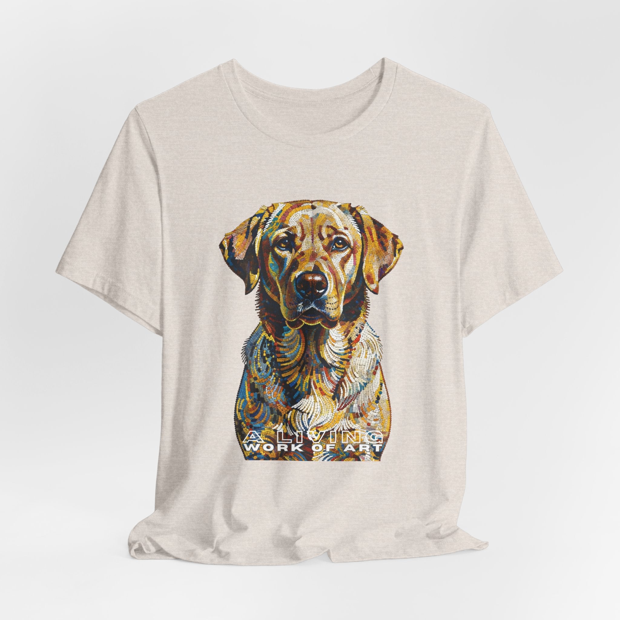 Labrador Retriever T Shirt | Living Work of Art Collection | Pointillism Style