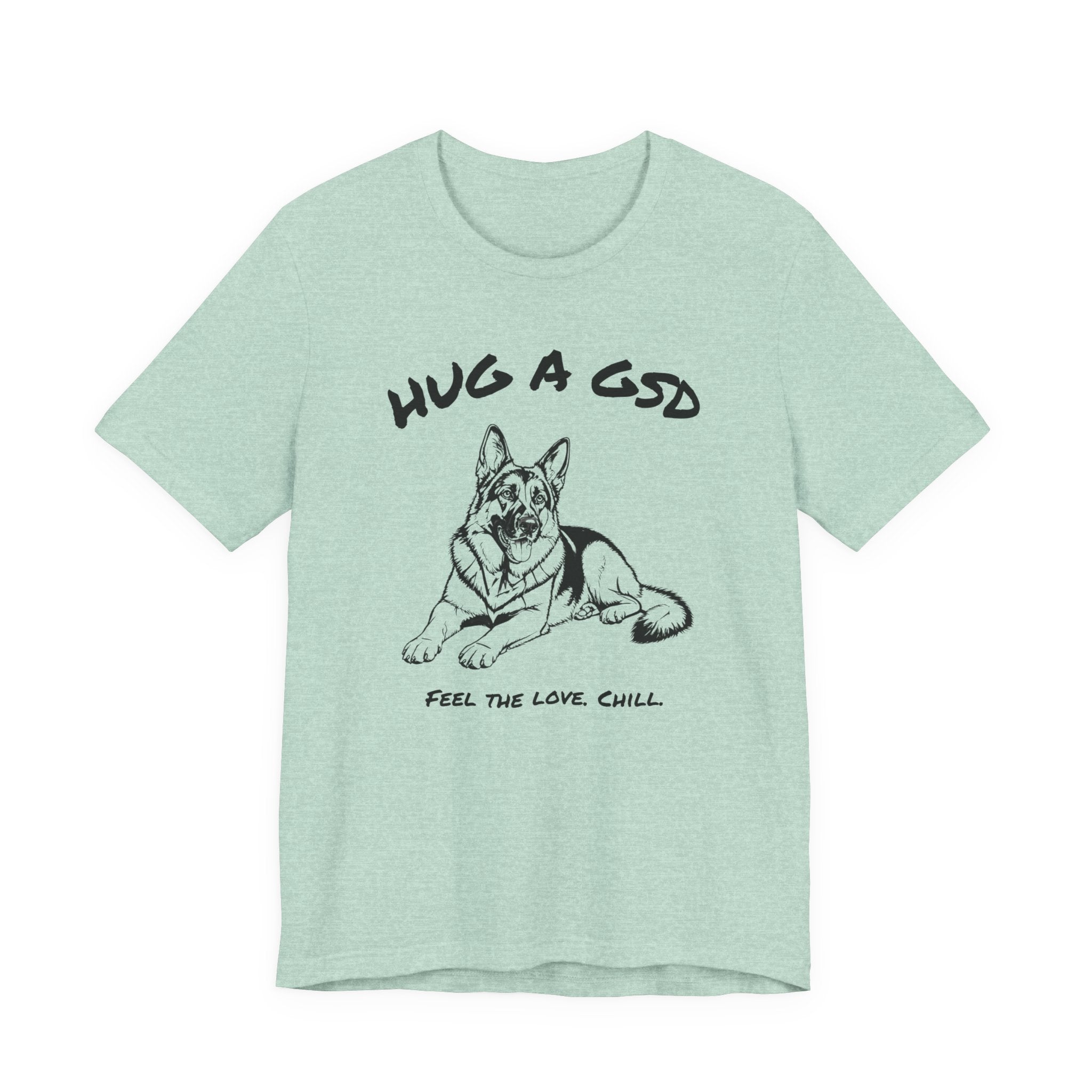 German Shepherd T Shirt | Hug a GSD