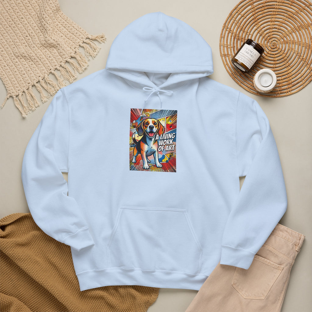 Beagle Hoodie | Living Work of Art Collection | Pop Art Style