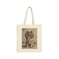 Cavalier King Charles Spaniel Tote Bag | Living Work of Art Collection | Mosaic Style