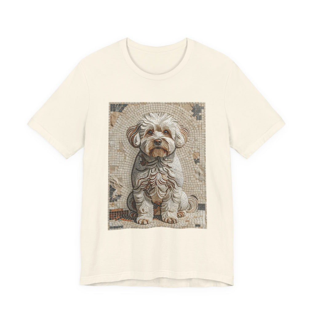 Bichon Frise T Shirt | Living Work of Art Collection | Mosaic Style
