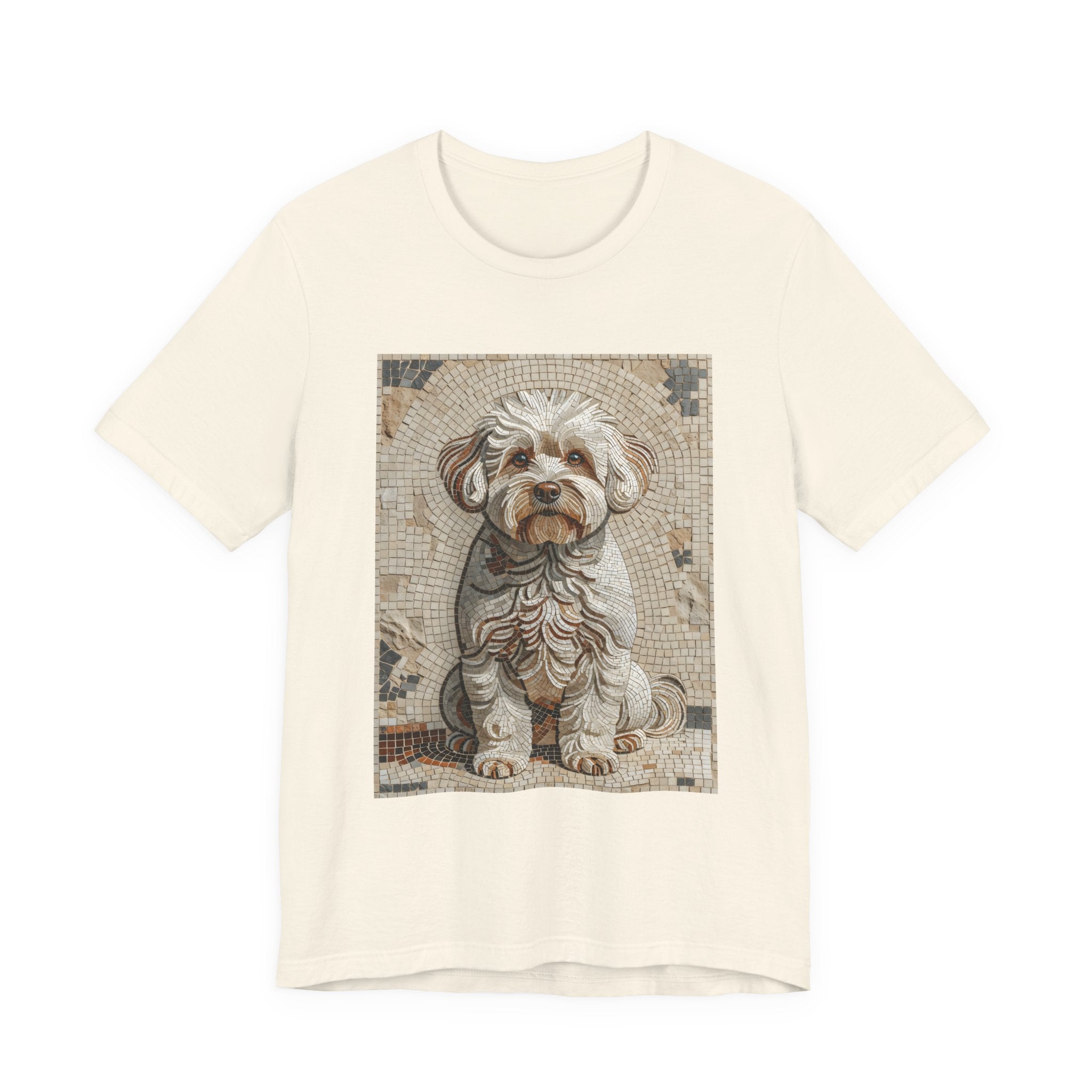 Bichon Frise T Shirt | Living Work of Art Collection | Mosaic Style