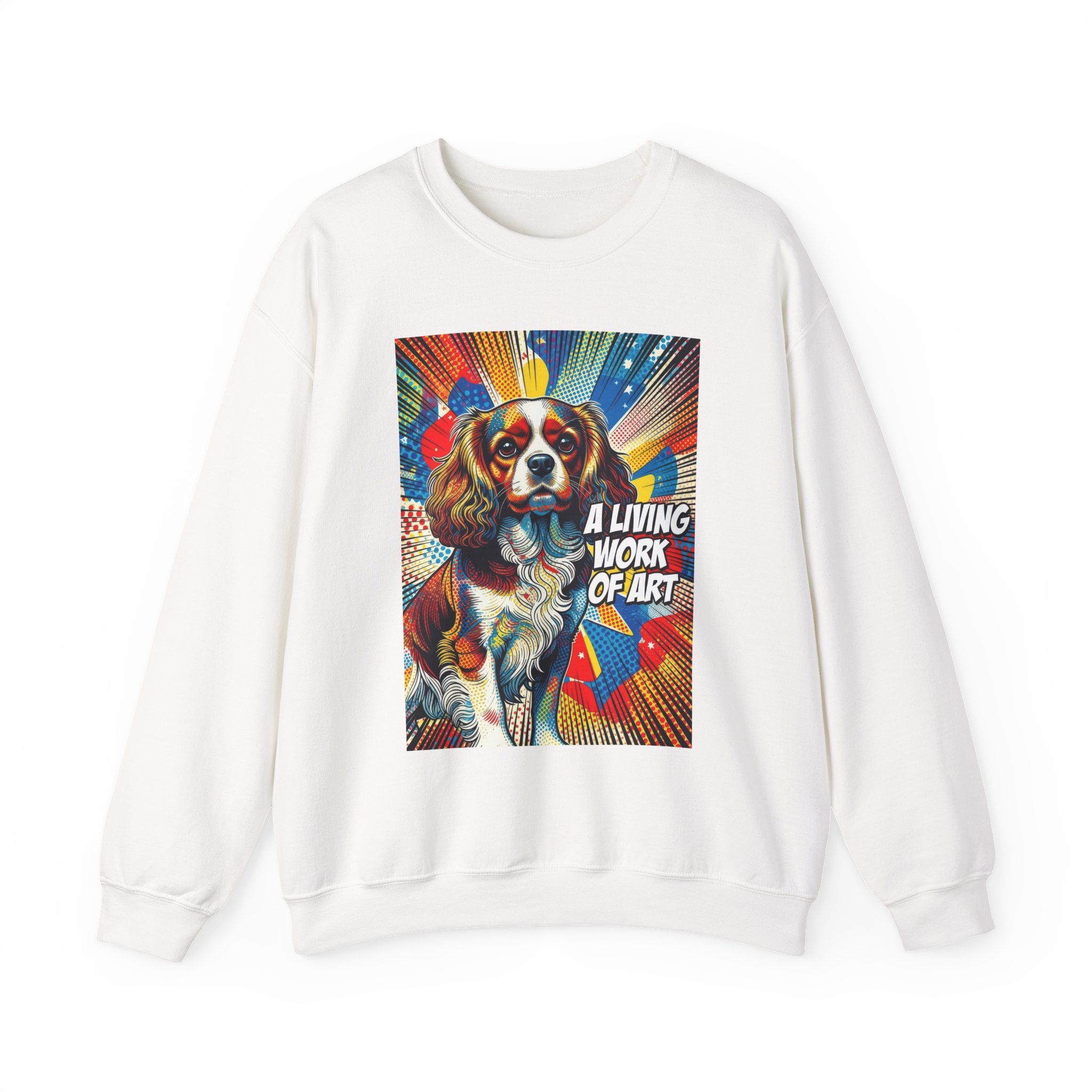 Cavalier King Charles Spaniel Sweatshirt | Living Work of Art Collection | Pop Art