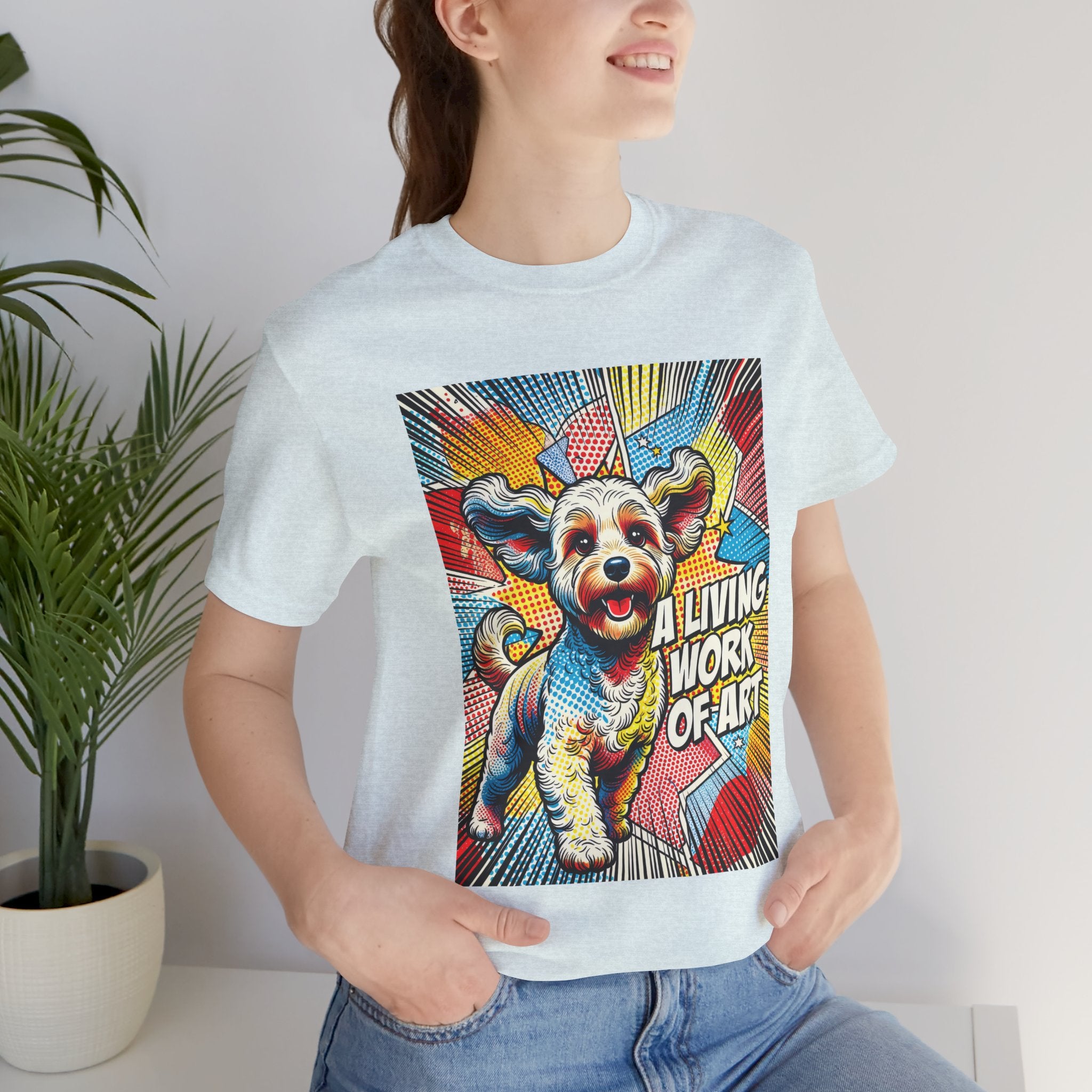 Cockapoo T Shirt | Living Work of Art Collection | Pop Art