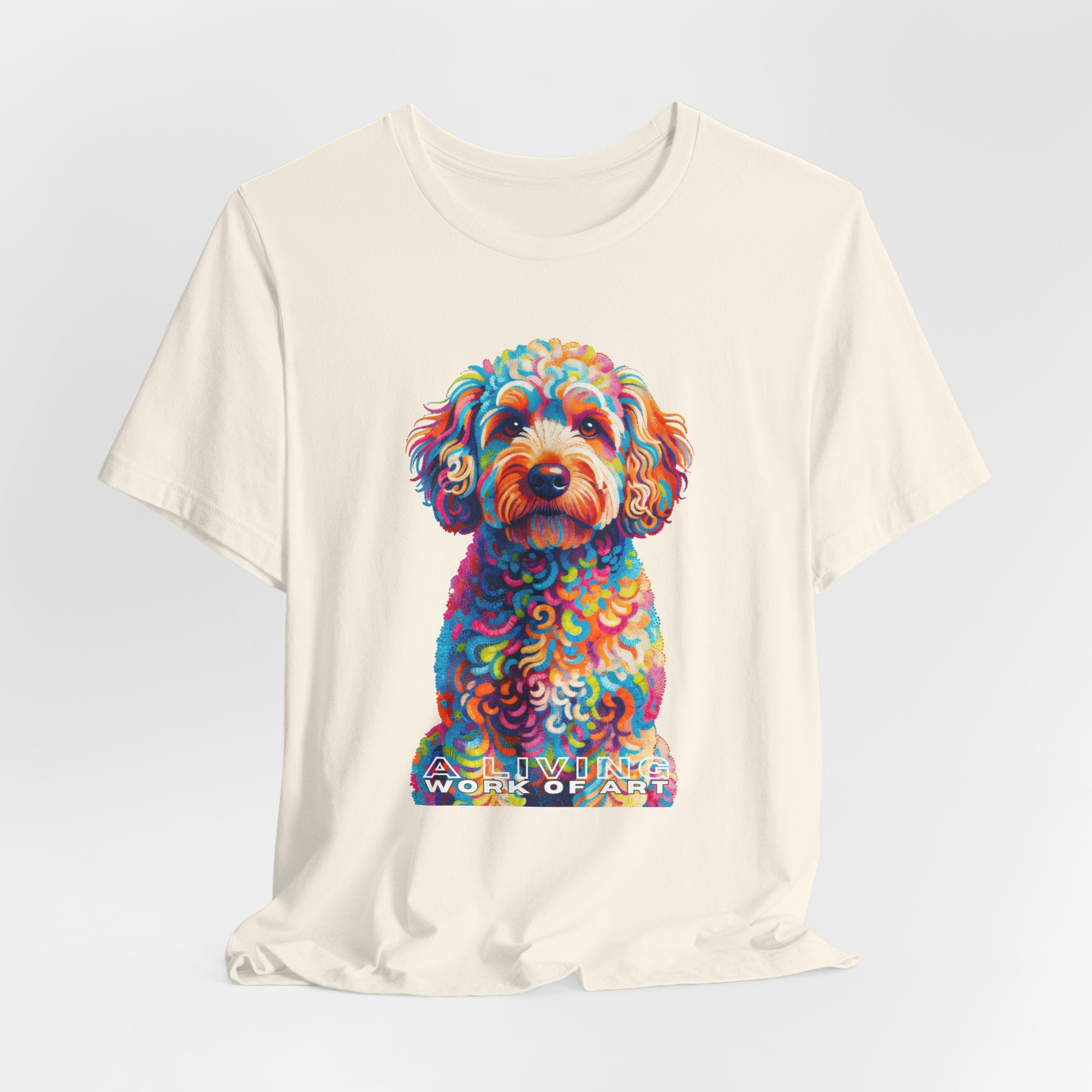 Schnoodle T Shirt | Living Work of Art Collection | Pointillism Style