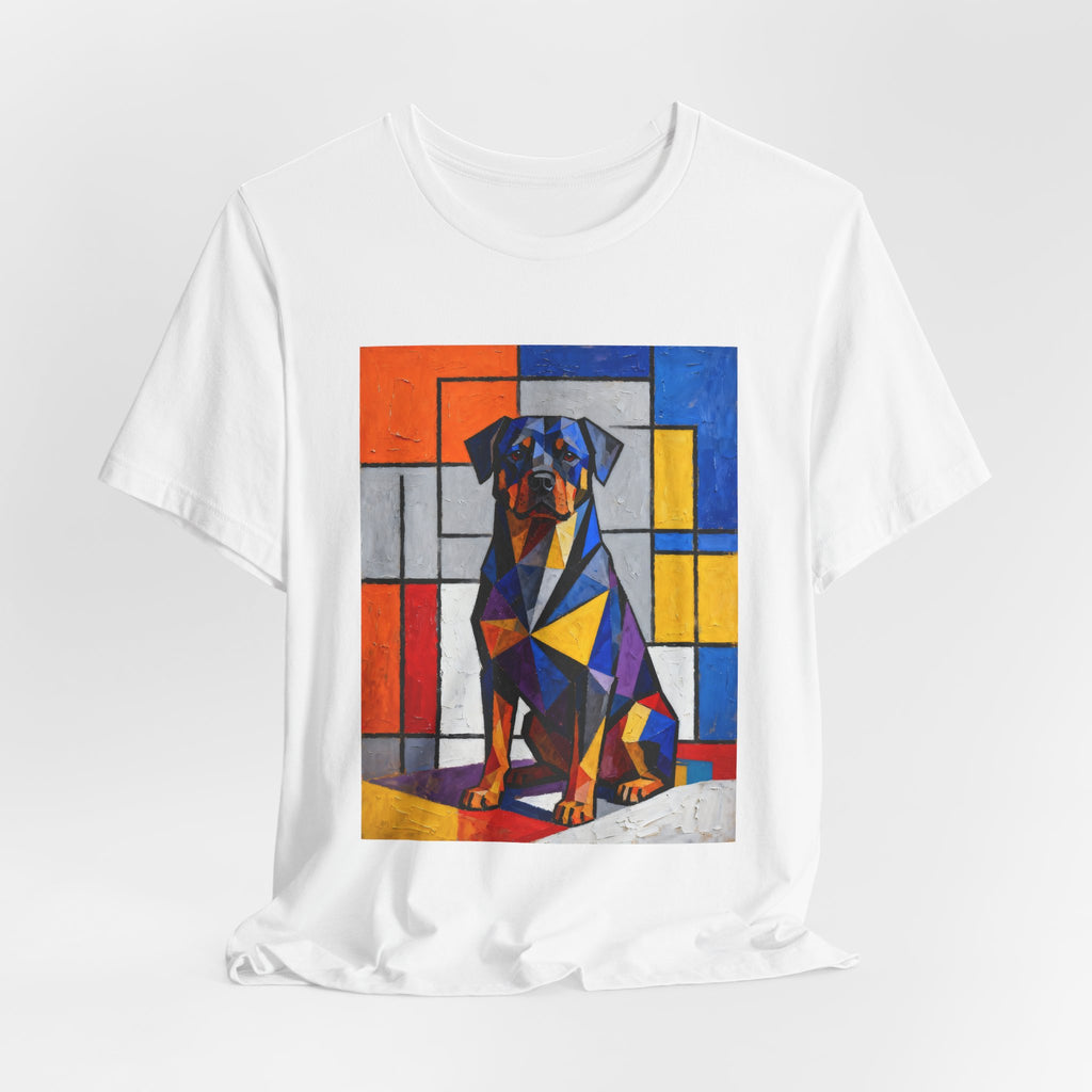 Rottweiler T Shirt | Living Work of Art Collection | Cubist Style