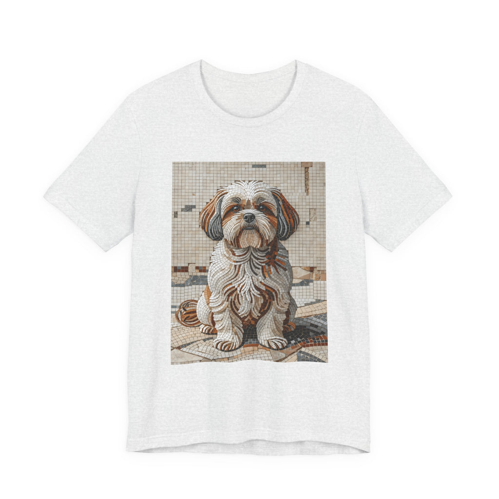 Shih Tzu T Shirt | Living Work of Art Collection | Mosaic Style