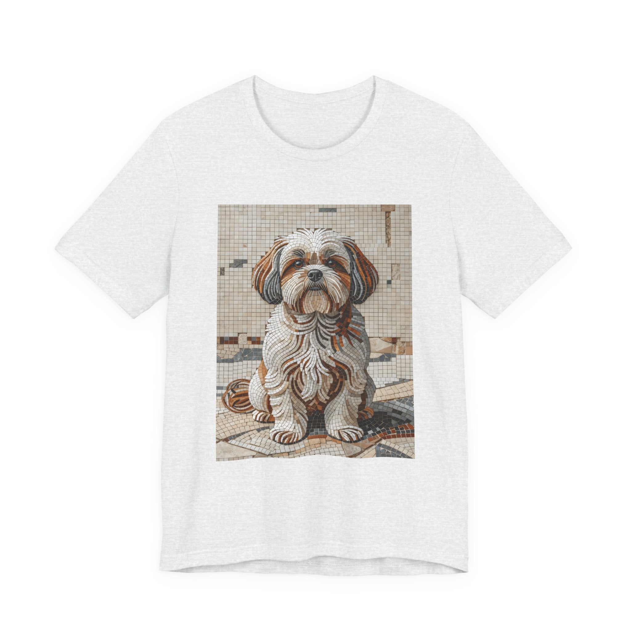 Shih Tzu T Shirt | Living Work of Art Collection | Mosaic Style