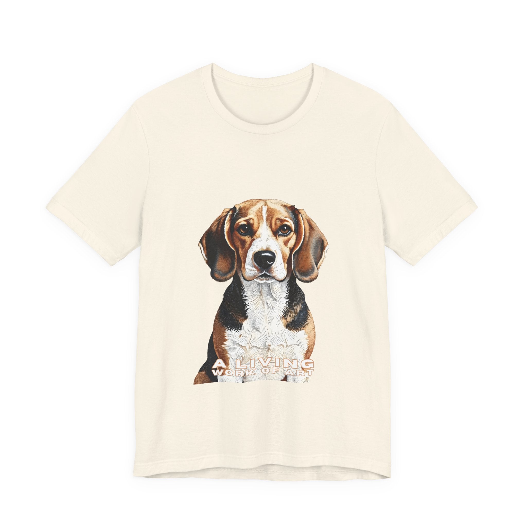 Beagle T Shirt | Living Work of Art Collection | Pointillism Style
