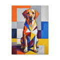 Labrador Retriever Canvas Wall Art | Living Work of Art Collection | Cubist Style Print