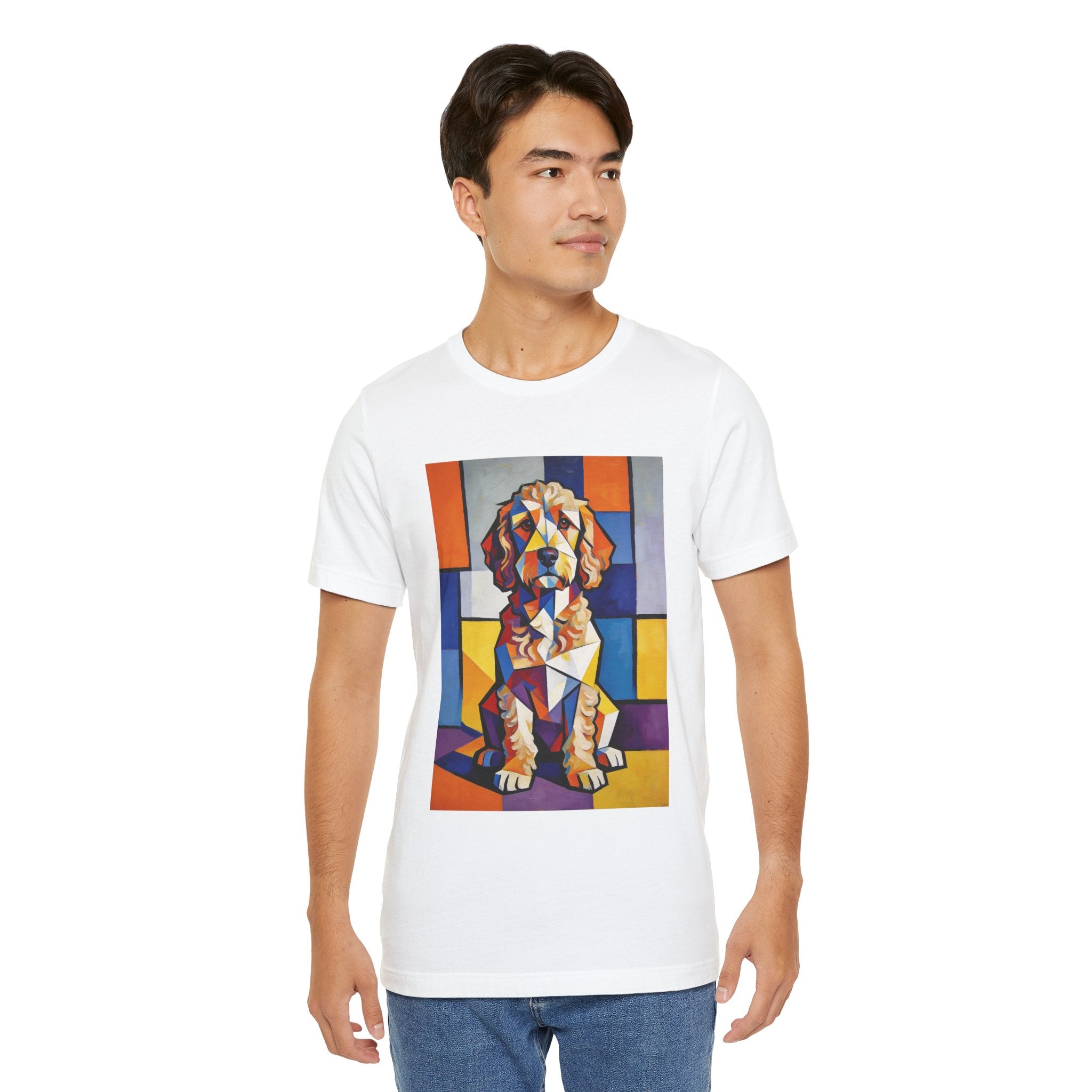 Cockapoo T Shirt | Living Work of Art Collection | Cubist Style