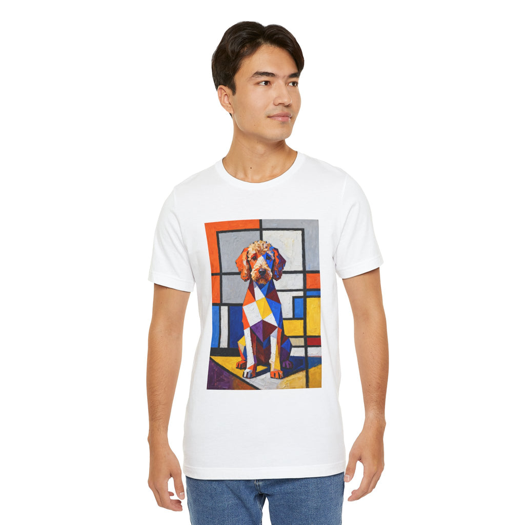 Labradoodle T Shirt | Living Work of Art Collection | Cubist Style