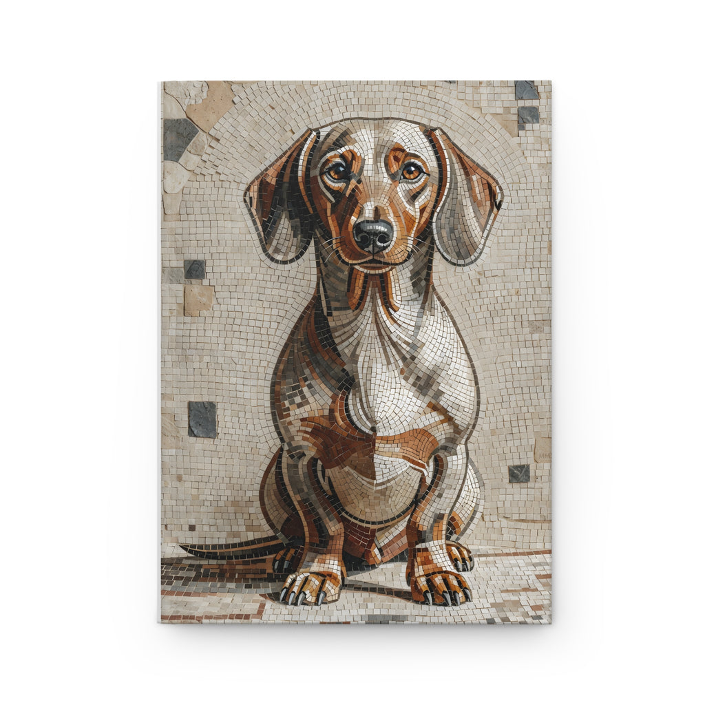 Dachshund Notebook | Living Work of Art Collection | Mosaic Style