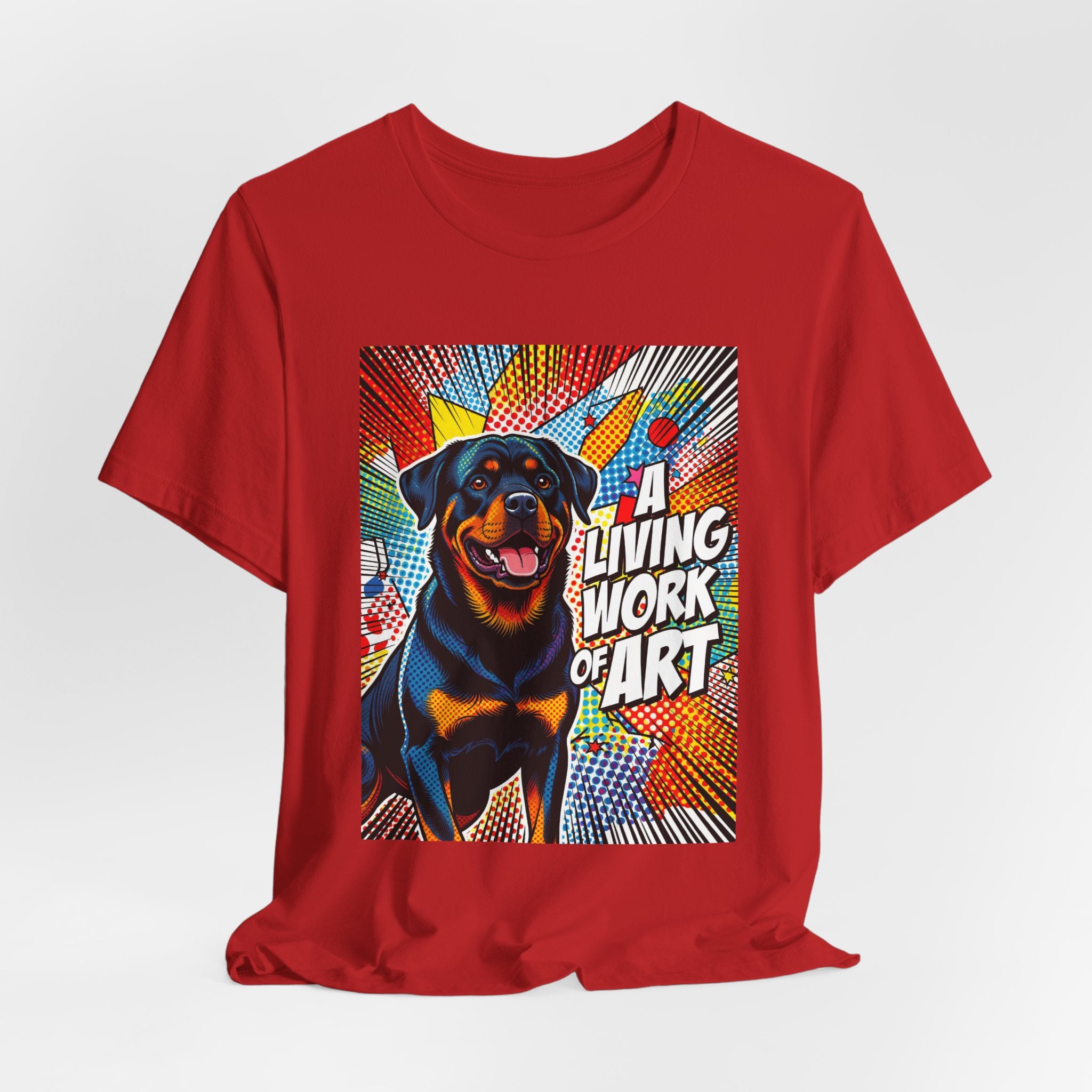 Rottweiler T Shirt | Living Work of Art Collection | Pop Art