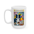 Border Collie Coffee Mug | Living Work of Art Collection | Pop Art