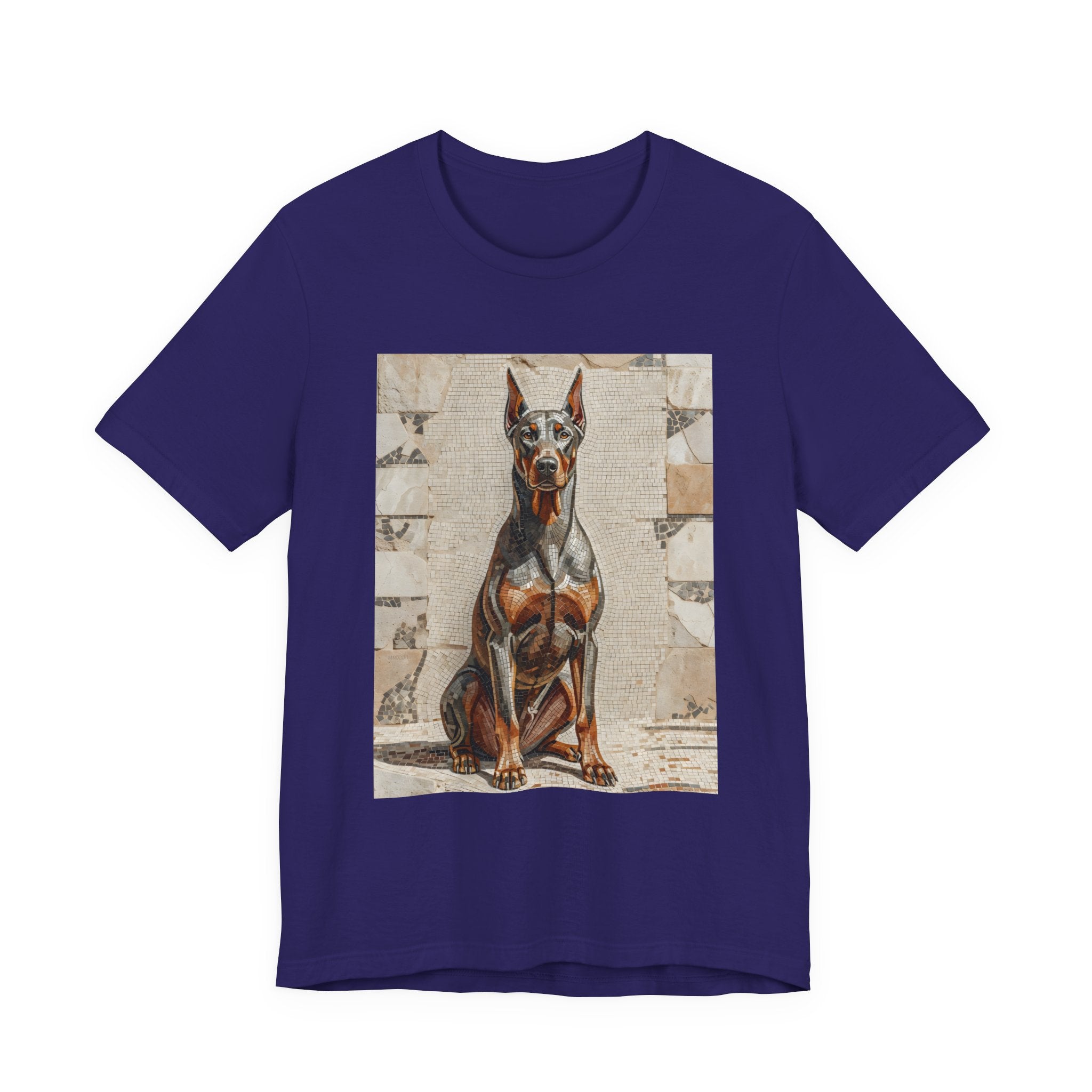 Doberman Pinscher T Shirt | Living Work of Art Collection | Mosaic Style