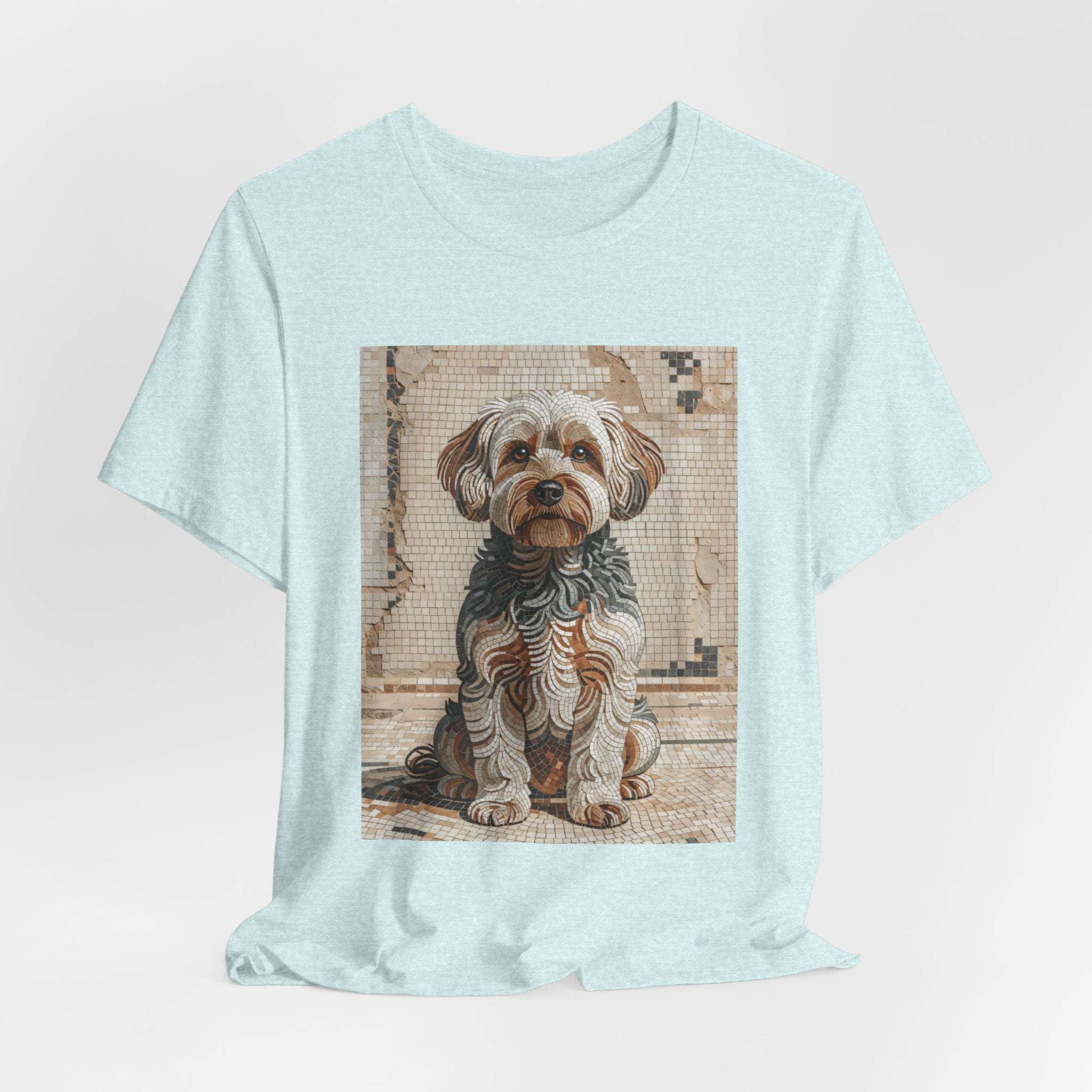 Yorkipoo T Shirt | Living Work of Art Collection | Mosaic Style