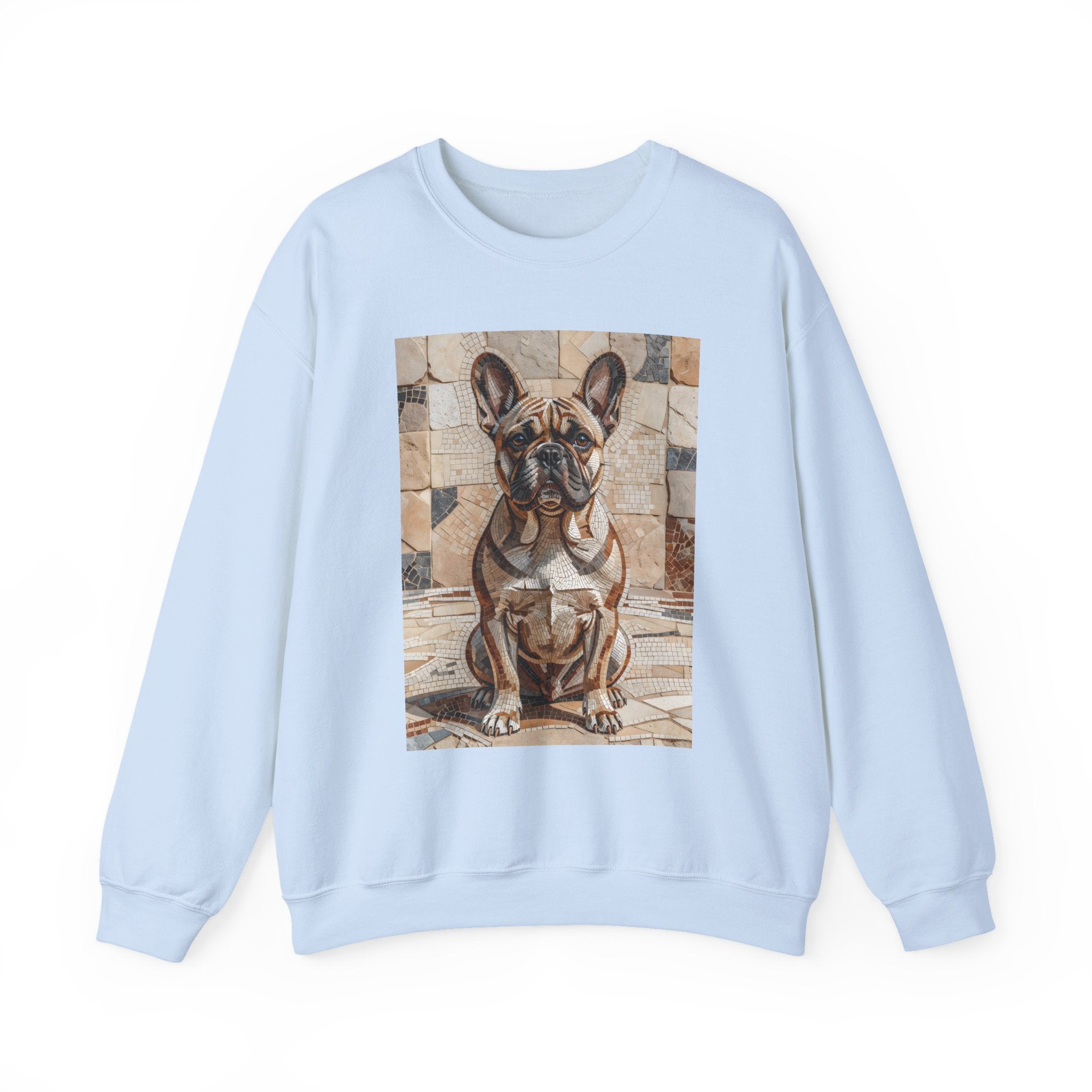 French Bulldog Sweatshirt | Living Work of Art Collection | Mosaic Style