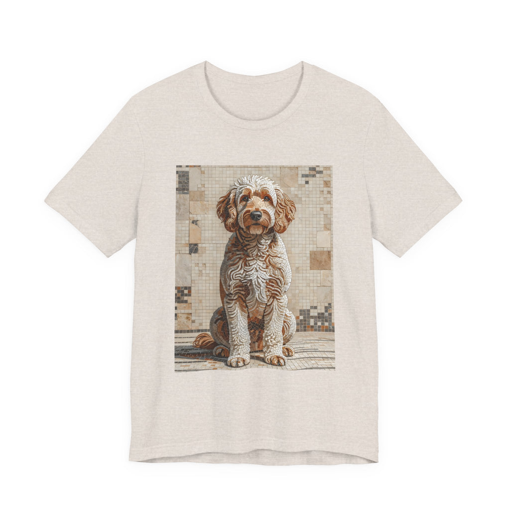 Goldendoodle T Shirt | Living Work of Art Collection | Mosaic Style
