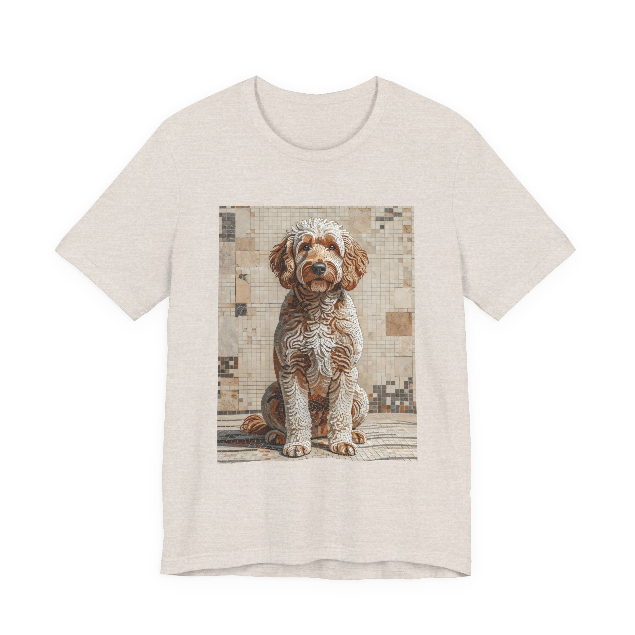 Goldendoodle T Shirt | Living Work of Art Collection | Mosaic Style