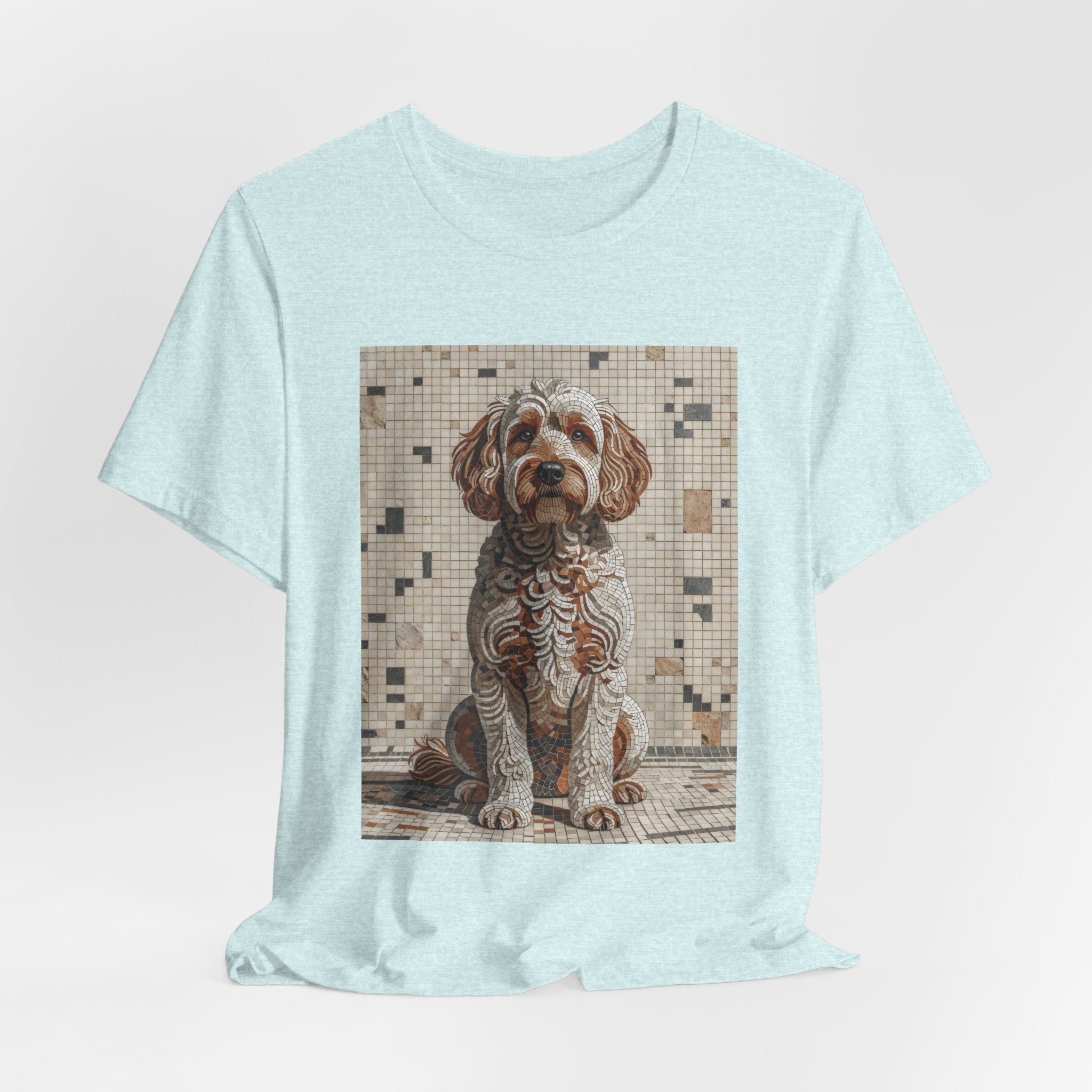 Schnoodle T Shirt | Living Work of Art Collection | Mosaic Style