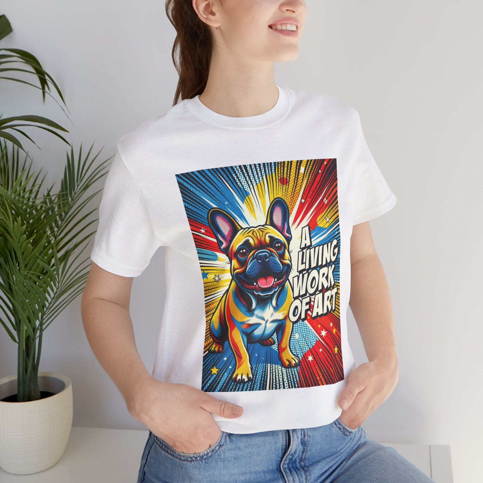 French Bulldog T Shirt | Living Work of Art Collection | Pop Art