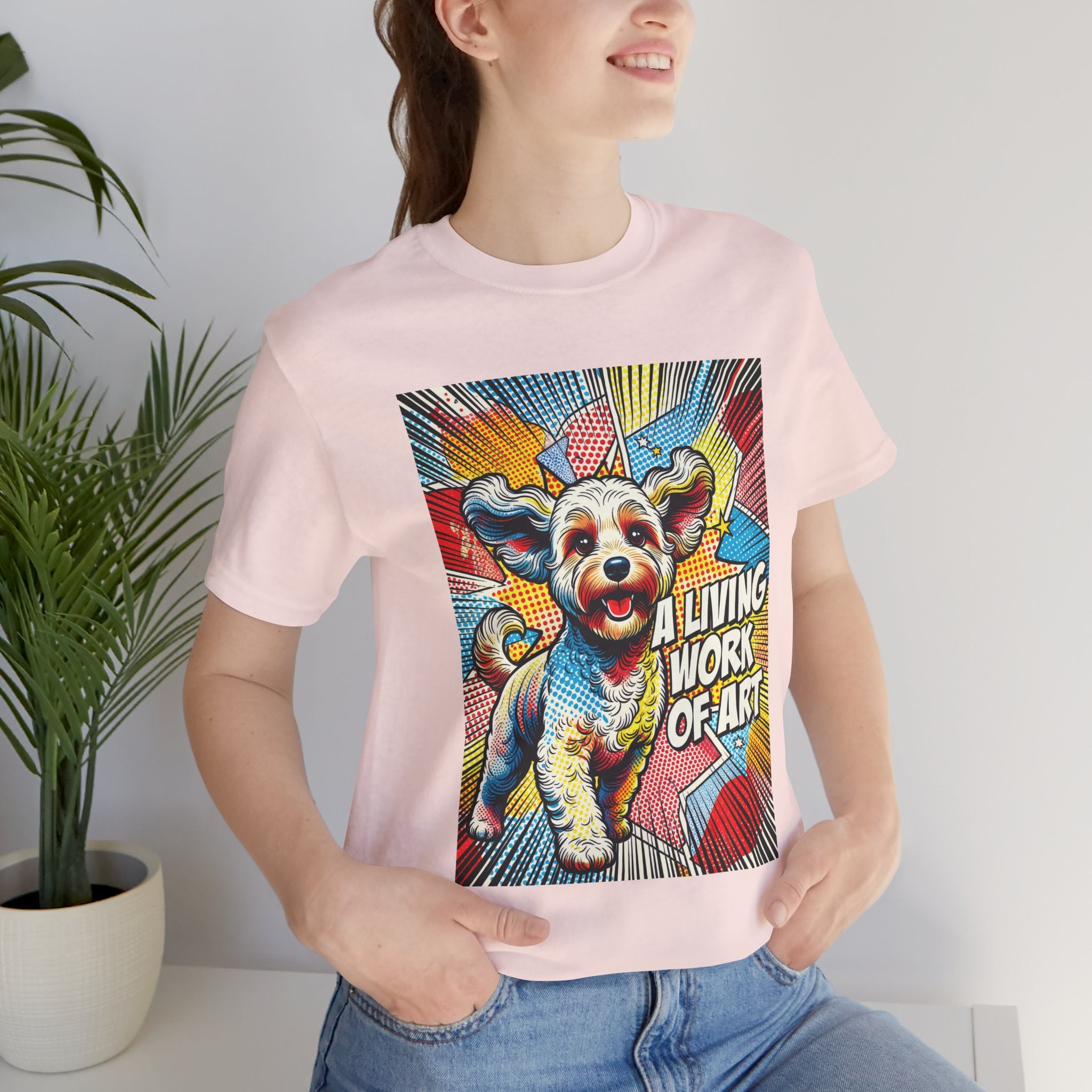 Cockapoo T Shirt | Living Work of Art Collection | Pop Art