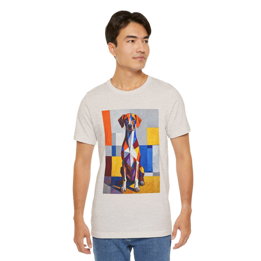 German Shorthaired Pointer T Shirt | Living Work of Art Collection | Cubist Style