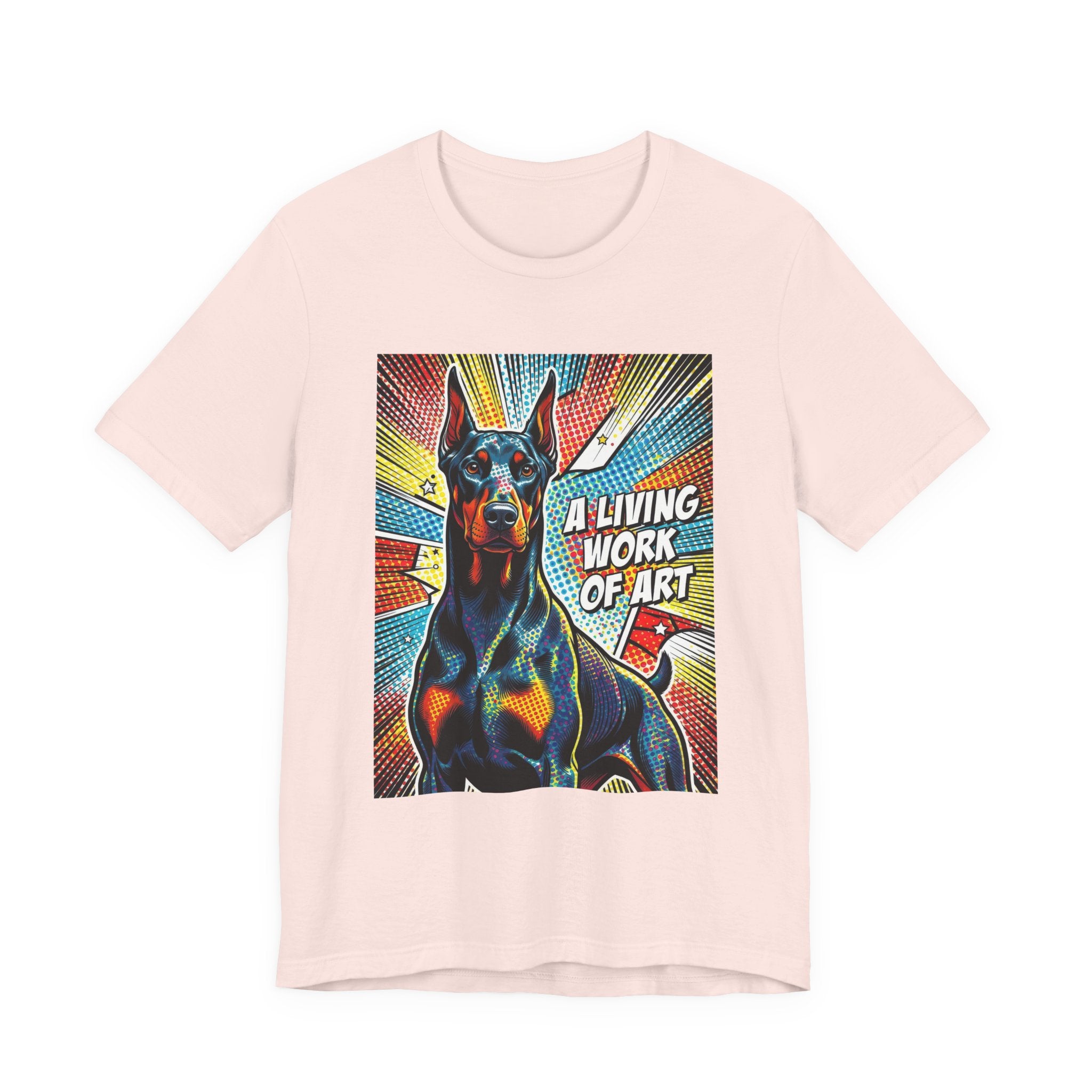 Doberman Pinscher T Shirt | Living Work of Art Collection | Pop Art