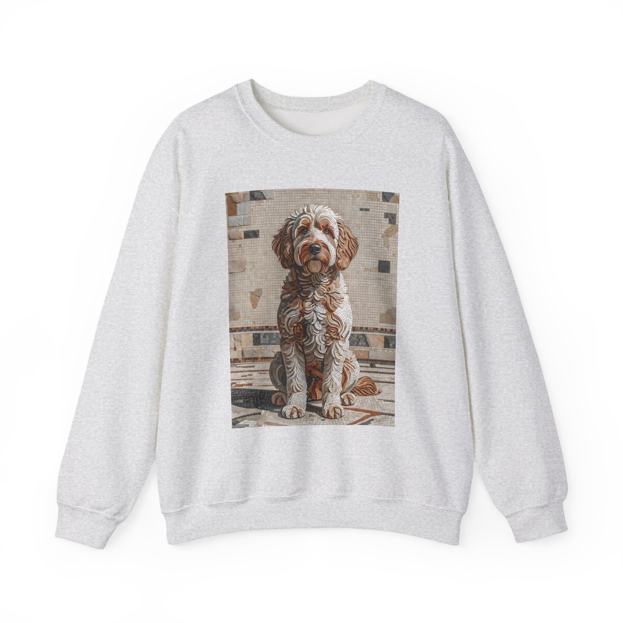 Labradoodle Sweatshirt | Living Work of Art Collection | Mosaic Style