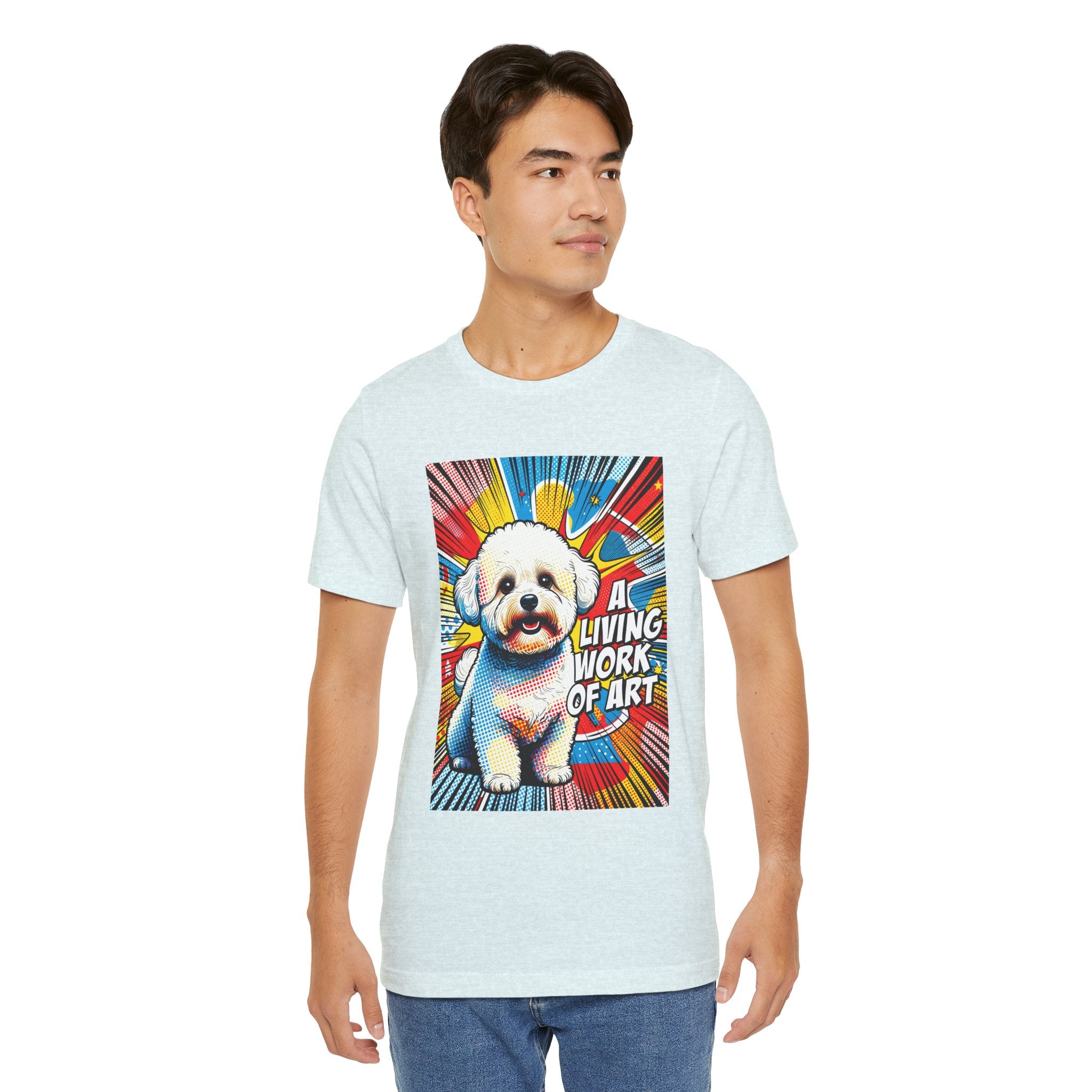 Bichon Frise T Shirt | Living Work of Art Collection | Pop Art