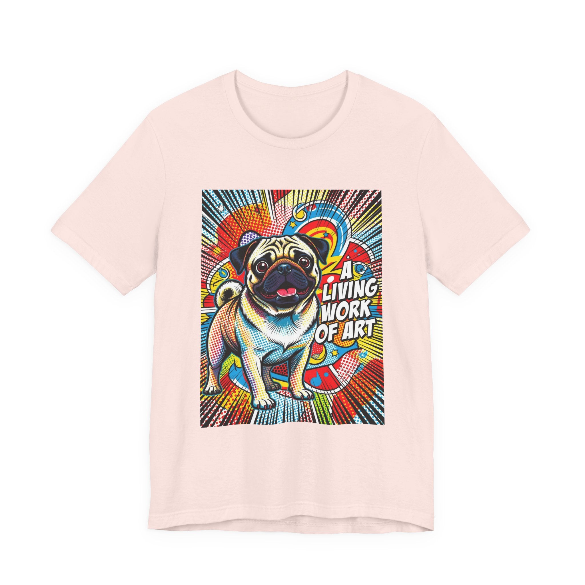 Pug T Shirt | Living Work of Art Collection | Pop Art
