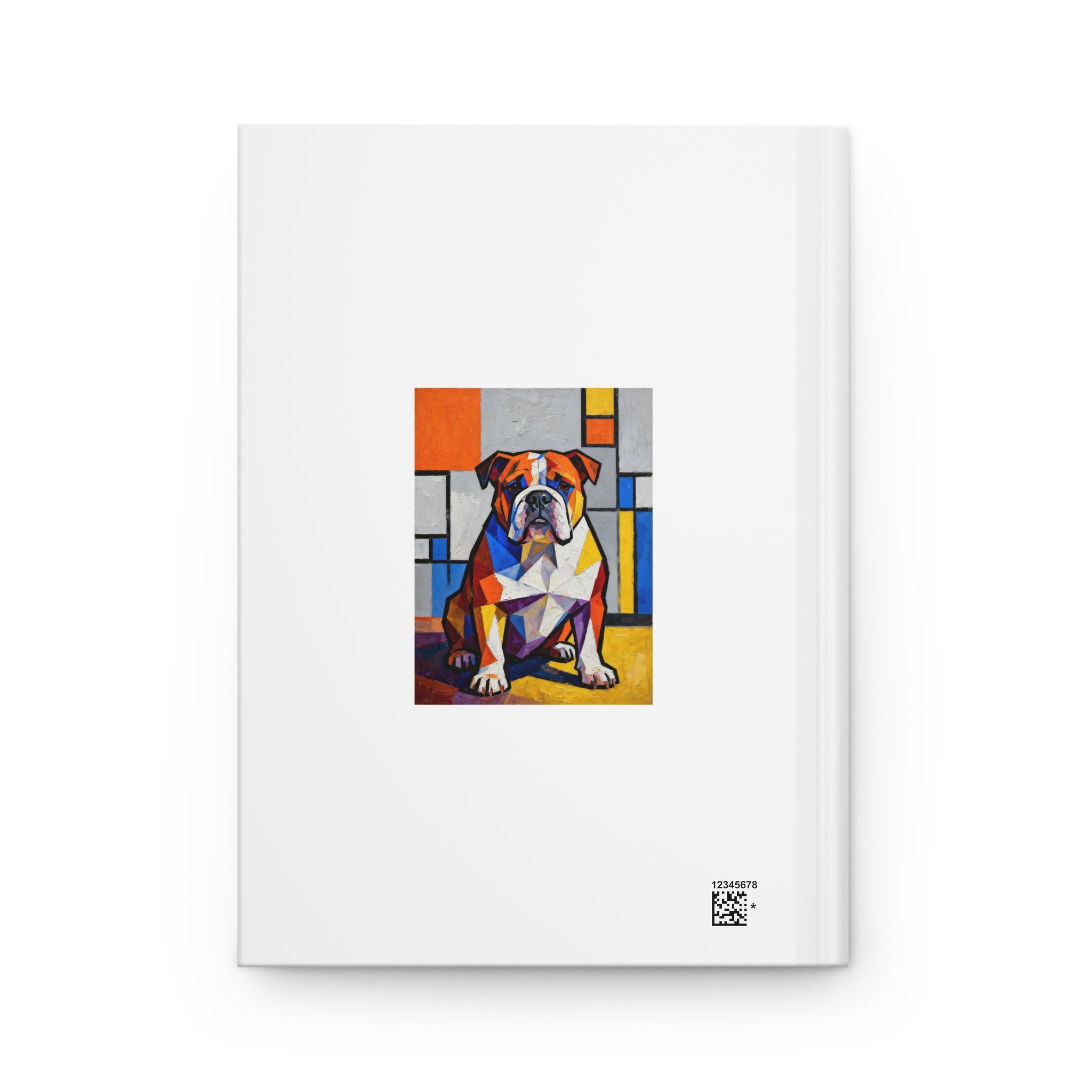 Bulldog Notebook | Living Work of Art Collection | Cubist Style