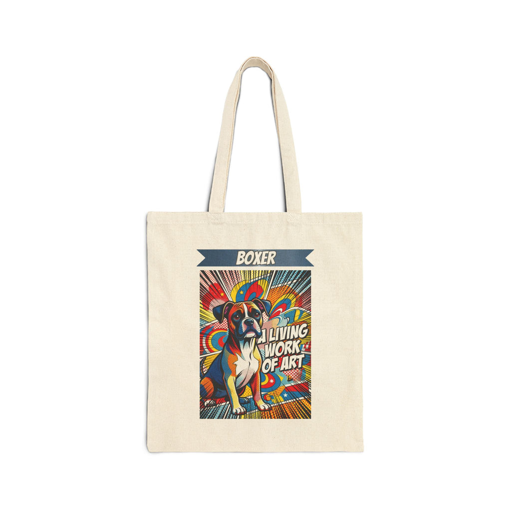 Boxer Tote Bag | Living Work of Art Collection | Pop Art