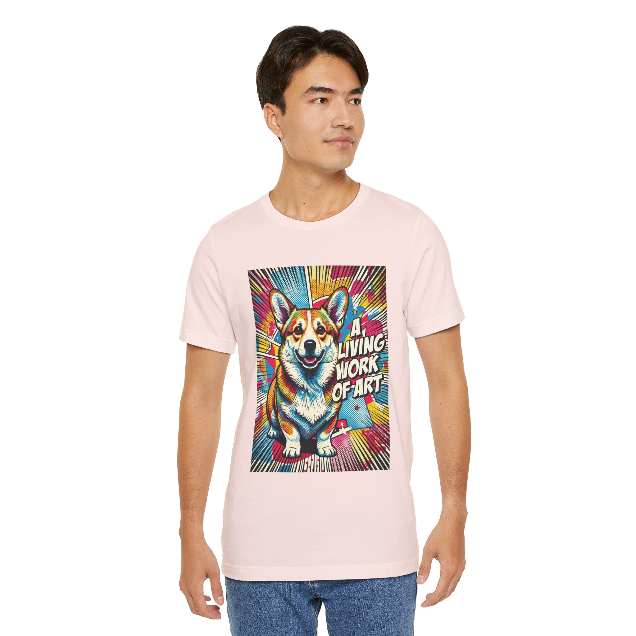 Corgi T Shirt | Living Work of Art Collection | Pop Art