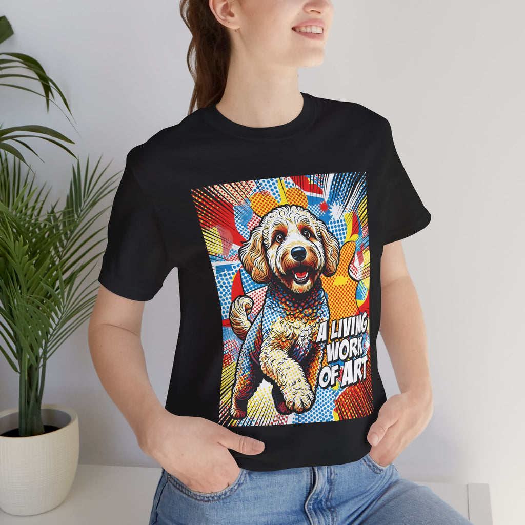 Goldendoodle T Shirt | Living Work of Art Collection | Pop Art