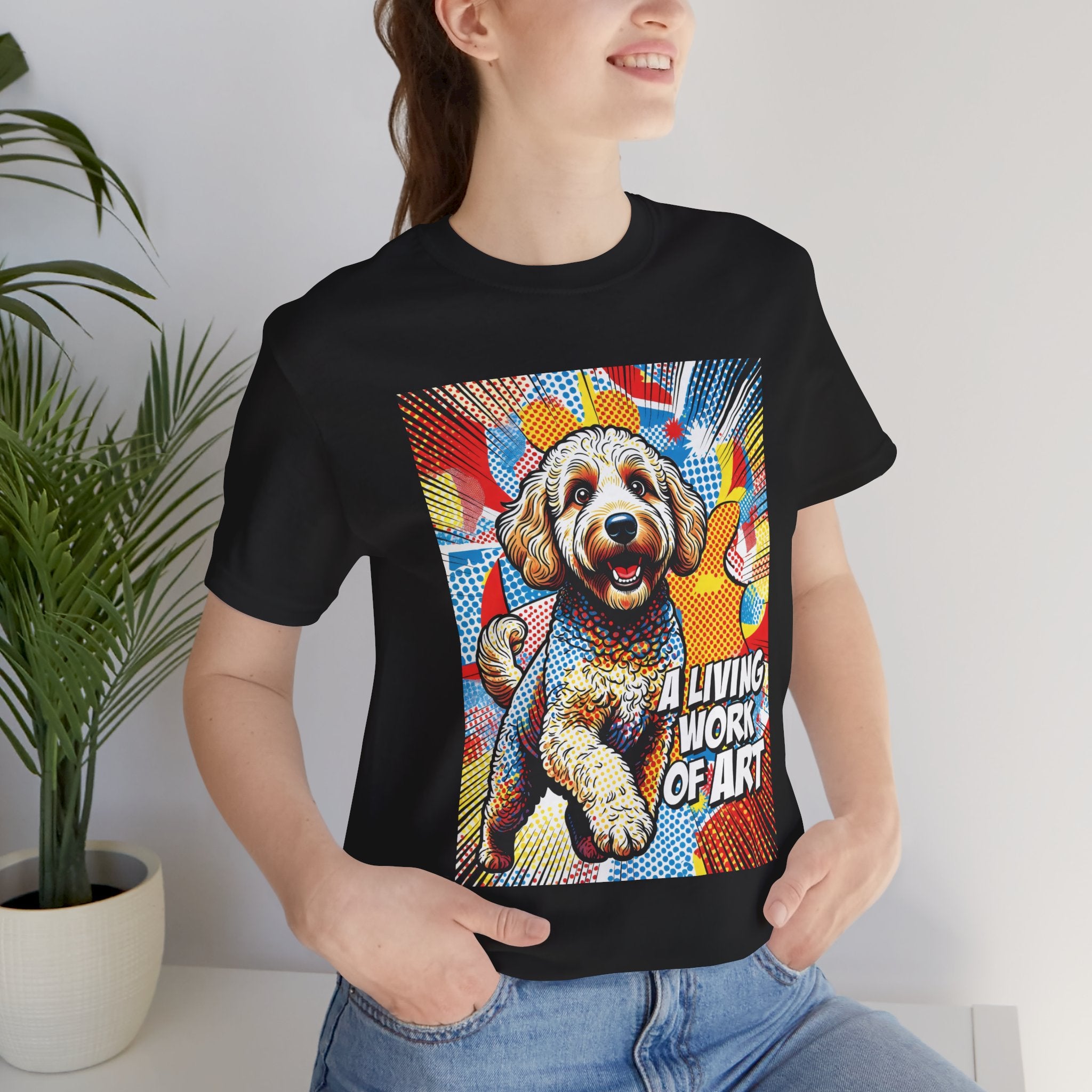 Goldendoodle T Shirt | Living Work of Art Collection | Pop Art