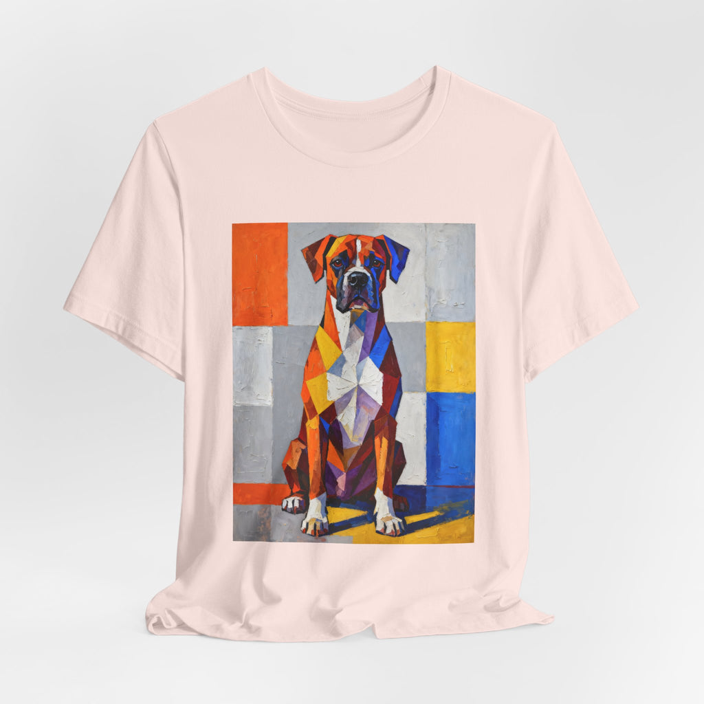 Boxer T Shirt | Living Work of Art Collection | Cubist Style