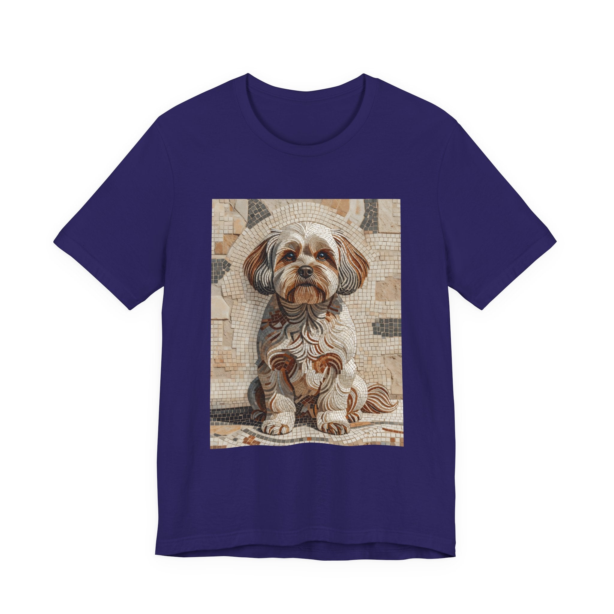 Shih-Poo T Shirt | Living Work of Art Collection | Mosaic Style