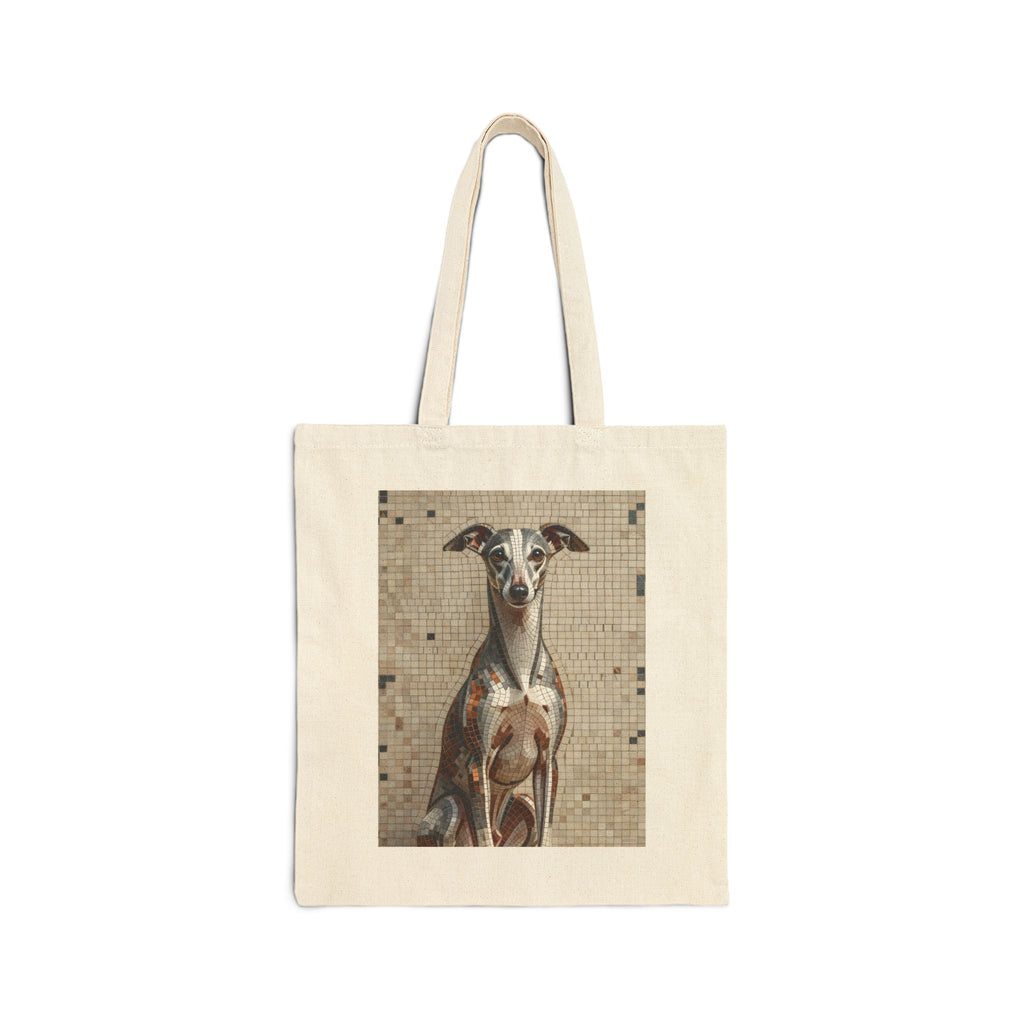 Whippet Tote Bag | Living Work of Art Collection | Mosaic Style