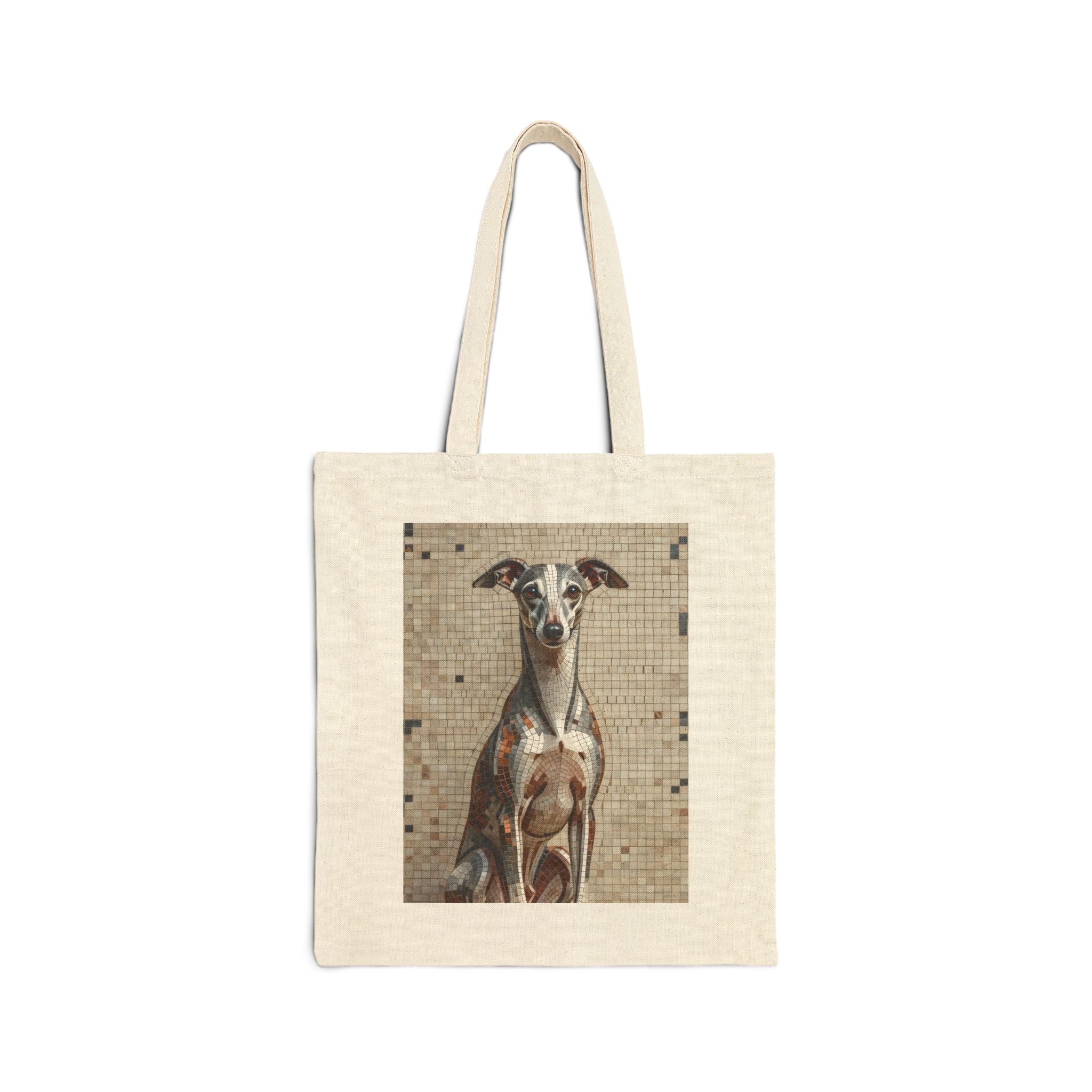 Whippet Tote Bag | Living Work of Art Collection | Mosaic Style