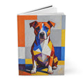 Staffordshire Bull Terrier Notebook | Living Work of Art Collection | Cubist Style