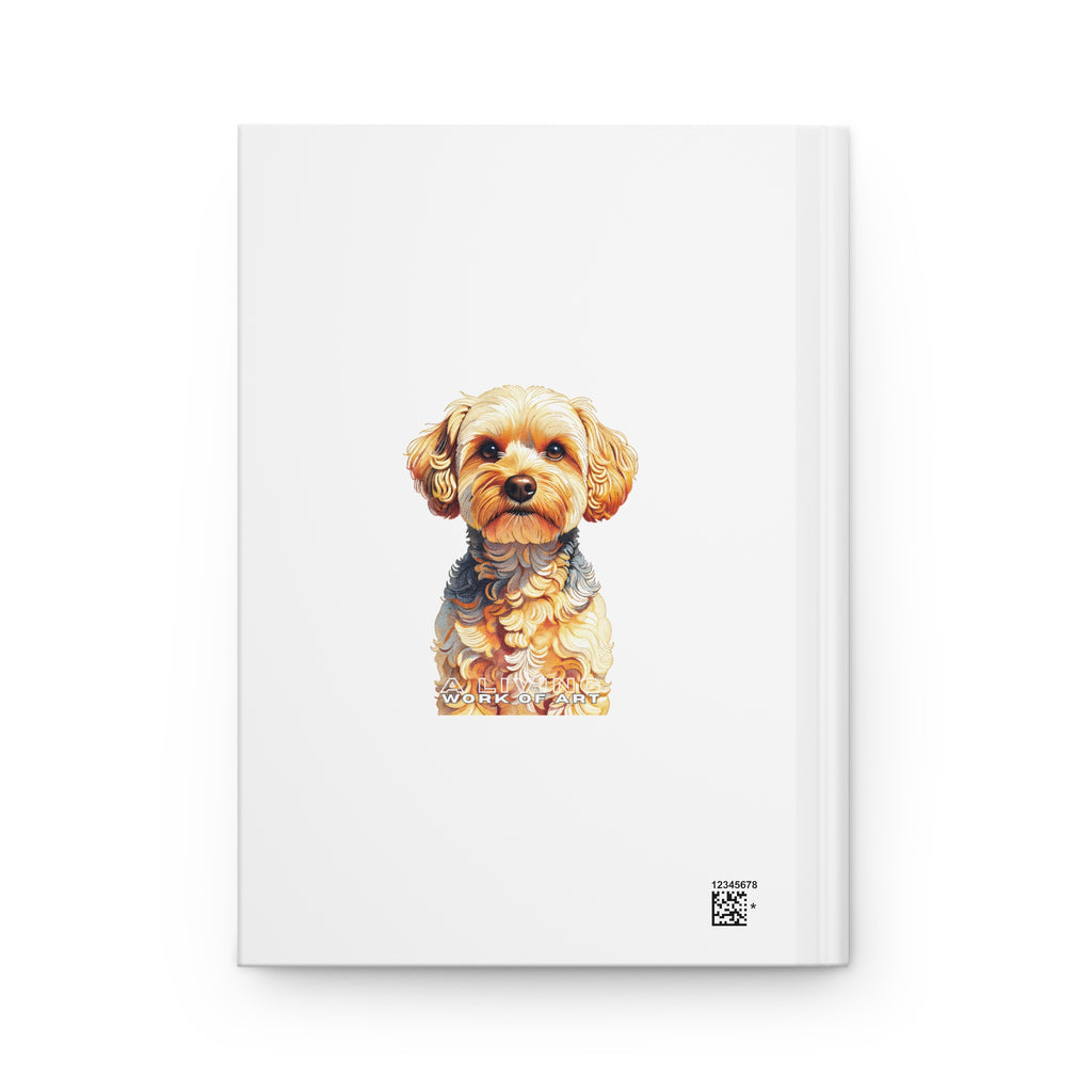 Yorkipoo Notebook | Living Work of Art Collection | Pointillism Style