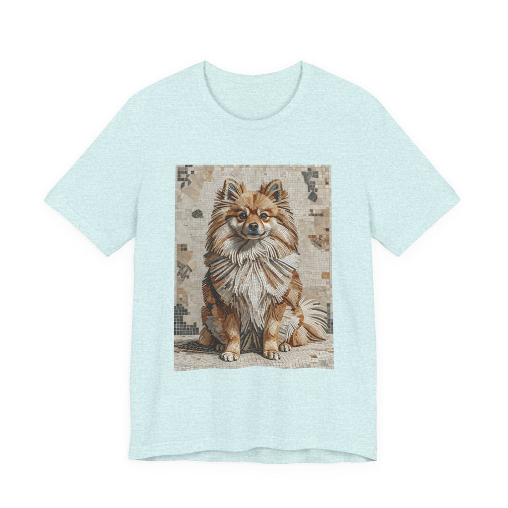 Pomeranian T Shirt | Living Work of Art Collection | Mosaic Style