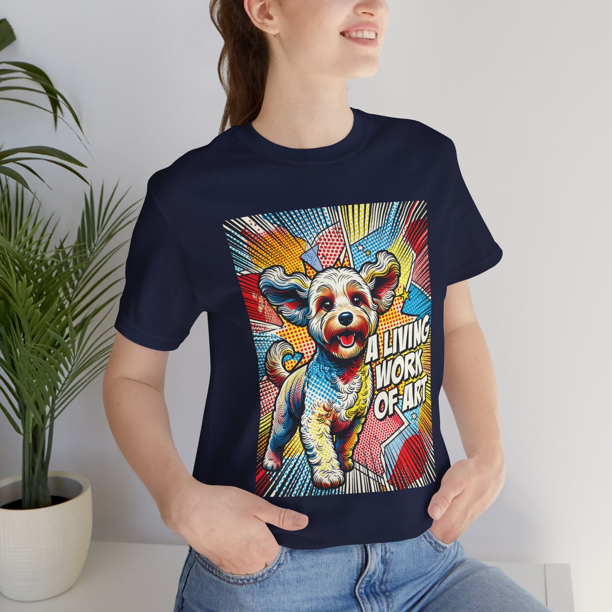 Cockapoo T Shirt | Living Work of Art Collection | Pop Art