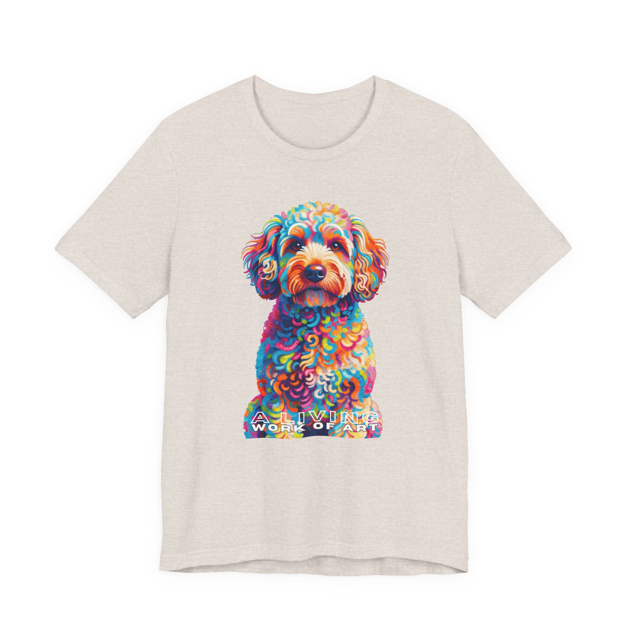 Schnoodle T Shirt | Living Work of Art Collection | Pointillism Style