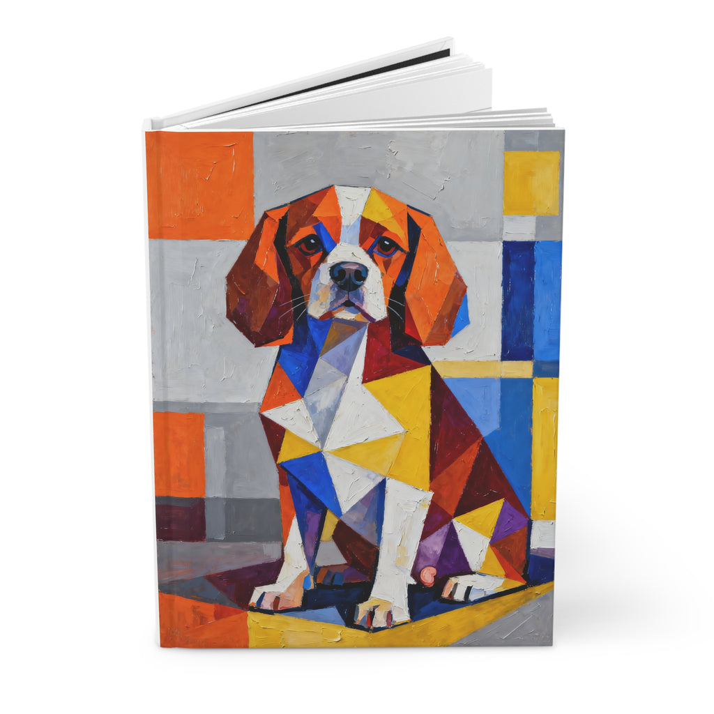 Cavalier King Charles Spaniel Notebook | Living Work of Art Collection | Cubist Style